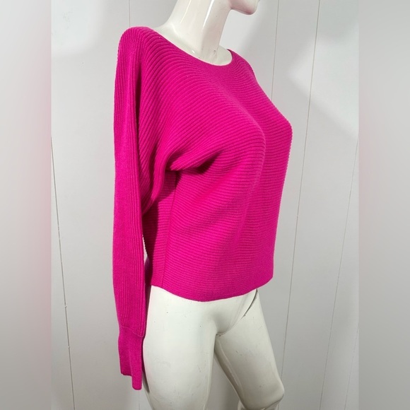 NWT JCP Sweater Wool Blend Womens Sz Small Pink Knit Bat Long Sleeve JC Penney - Picture 6 of 9